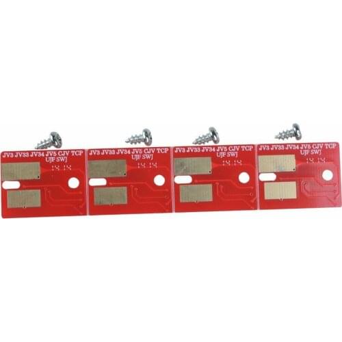 Chip Permanent for Mimaki JV3 SS2 Ink Cartridge 4 colors CMYK 4 pcs/set Auto Reset Chip