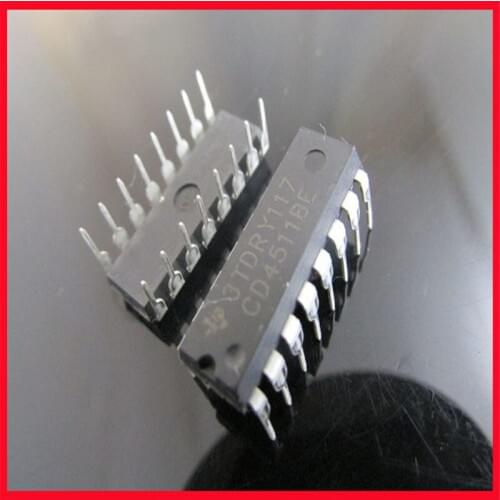 New package, straight plug HEF/CD/HCF4511/BCD code-seven segment code conversion driver DIP-16