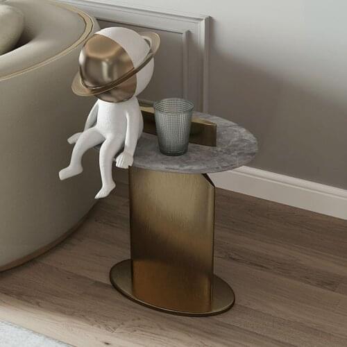 Modern Large 40cm Sit Astronaut Statue Decor Ornament Resin Arts Sculpture Home Office Desk Decorative Ornament Accessories Gift