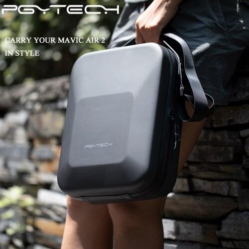 PGYTECH DJI Mavic Air 2 EVA Hard Shell Shoulder Bag Waterproof Handbag for Mavic Air 2 Drone Accessories Carry Case Storage Box