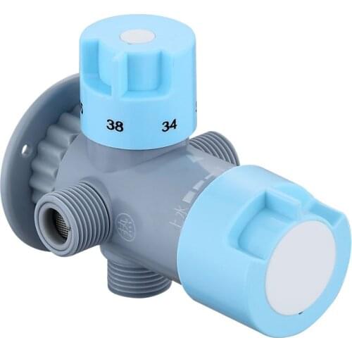 ABS Thermostatic Valve Simple Bathroom Shower Bath Hot And Cold Water Mixing Valve Faucet