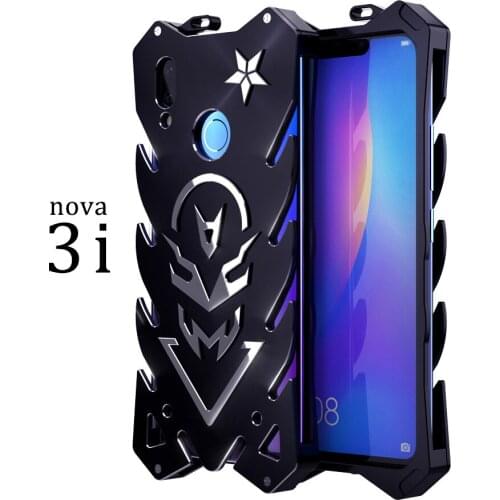 For Huawei nova 3i Case Zimon Shockproof Aluminum Metal Case Cover for Huawei Nova 3i Smartphone Protection