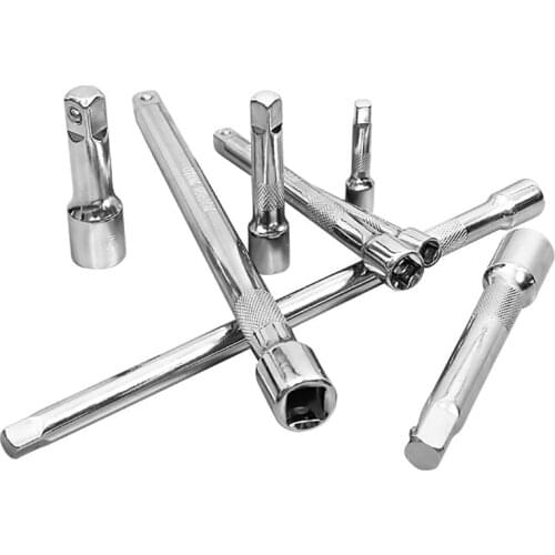 1/2"3/8"1/4" Sleeve Extension Socket Rod Wrench Extension Adapter Bar Set Auto Repair Durable Spanner Extender Hand Tools