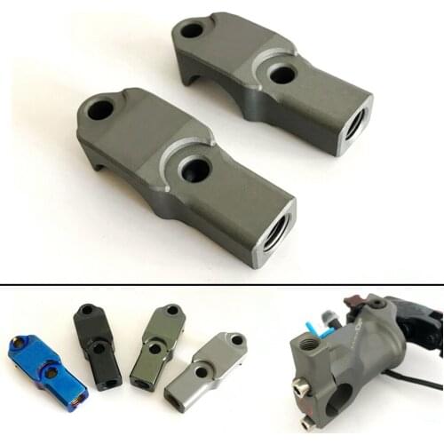 2pcs Universal 7/8 Inch 22mm Handlebar Motorcycle Brake Master Cylinder Mirror Clamps M10*1.25mm For 19 Rcs Radial Brake Pump