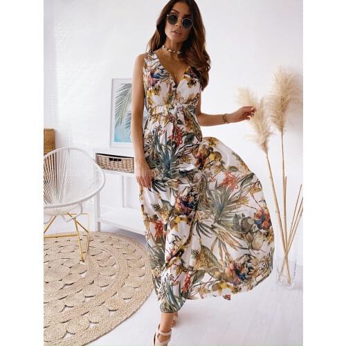 Maternity Dresses Bohemian New 2021 Bandage Ankle-Length Spaghetti Strap V-Neck Pullover Beach Seaside Holiday Dress