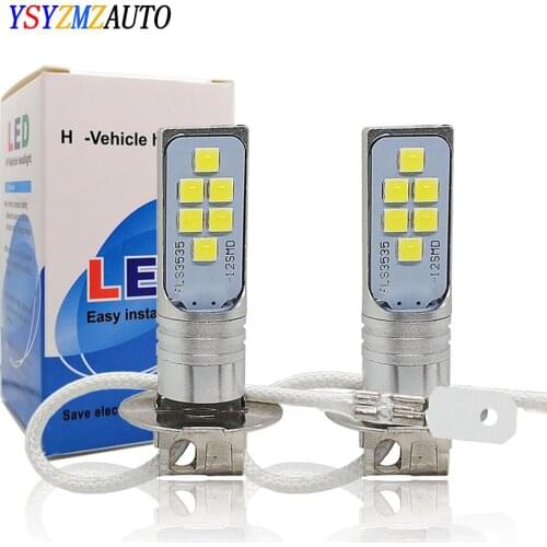 YSYZMZAUTO LED H3 Bulbs (PK22s)