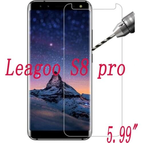 2PCS NEW Screen Protector mobile phone For Leagoo S8 pro 5.99" 9H Tempered Glass Film Protective Screen Cover