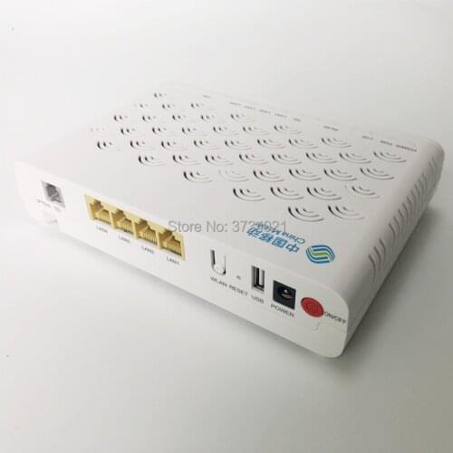 20pcs ZTE ZXHN F623 GPON ONU 1GE+ 3FE+ USB+ TEL+ Wifi FTTH Optical Network Terminal, English Firmware, with power adpater