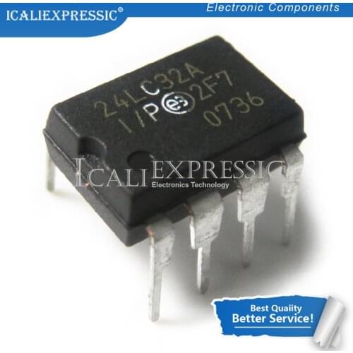 5PCS 24LC16 24LC32 24LC64 24LC128 24LC256 24LC512 24LC1025 25LC1024 24C65 24C162 DIP-8