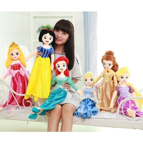 65cm Princess Snow White Belle Plush Doll Toys Great Gift For Girls