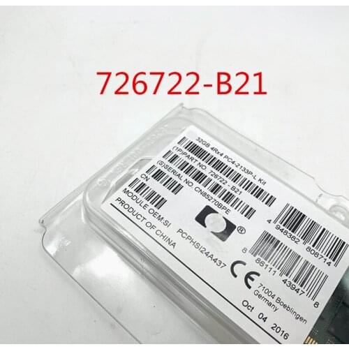 726722-B21 774174-001 752372-081 32G 2133P Ensure New in original box. Promised to send in 24 hoursv