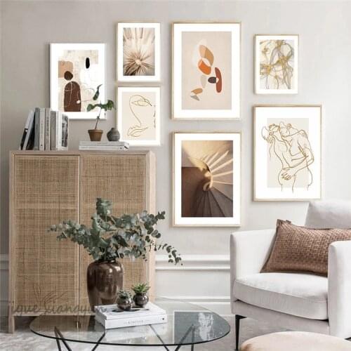 Retro Abstract Body Wall Art Canvas Painting Matisse Colorful Plant Poster And Print Pictures For Living Room Nordic Home Decor