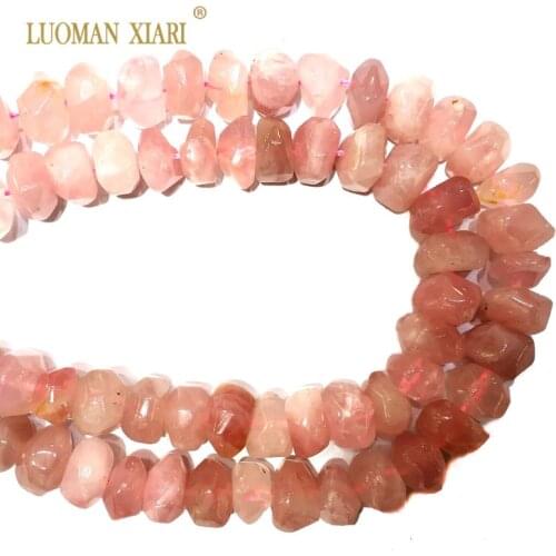 Free Shipping AAA 100% Natural Rose Quartz Stone Beads For Jewelry Making DIY Bracelet, Necklace Size 9-14 mm Strand 15"