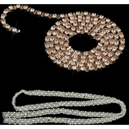 1Yard 4/10mm Handmade Pearl Beaded Sewing Trim Chain Dress Wedding Decor Craft White for Clothes Clothing Crafts Sewing Supply