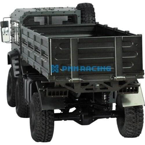 CNC Aluminium Alloy 1/10 RC Crawler 6x6 Military Truck Off Road Car