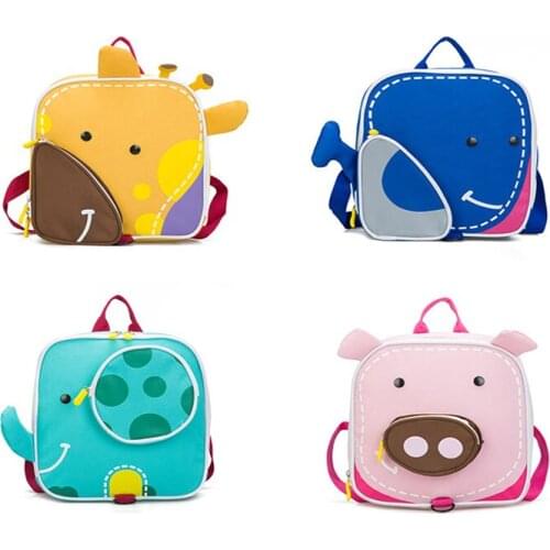 Baby Backpack 2-6 Yrs Bags Cartoon Animal Childrens Schoolbag Snacks Toys Storage Bag Childrens Room Decoration Backpack