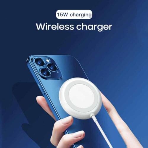 New 15W For Magnetic Wireless Charger Fast Charging Charger For IPhone12 Mini IPhone12 Pro Max Huawei Samsung Phone Chargers