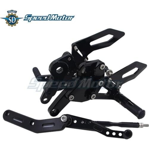 Motorcycle CNC Lifting Pedal Assembly Adjustable Rear Raise Foot Pedal Suitable Suitable For Yamaha MT09 MT-07 FZ07 Foot Pedal