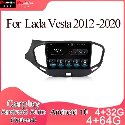 Huanglingan Multimedia For Lada Vesta 2012-2020 Android Navigation Carplay Mirror Link Wifi Bluetooth Radio Music