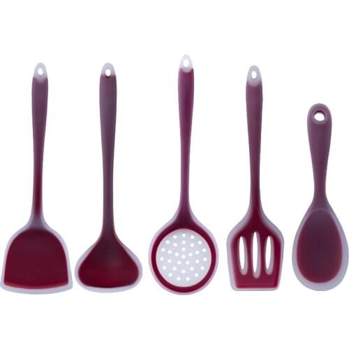 5Pcs Cooking Tools Set Utensils Kitchen Accessories Silicone Non-Stick Temperature Resistance Cookware Kitchen Tools