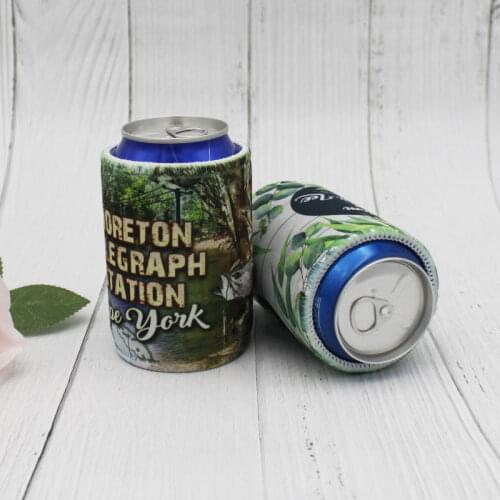 200pcs Printed Stubbies Coolers with a Base Custom Australia Stubby Holders Neoprene Can Cooler Sleeve Stubbie For Business
