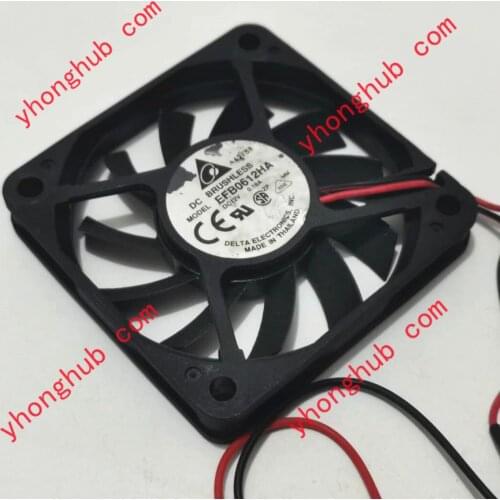 Delta Electronics EFB0612HA DC 12V 0.18A 60x60x10mm Server Cooling Fan