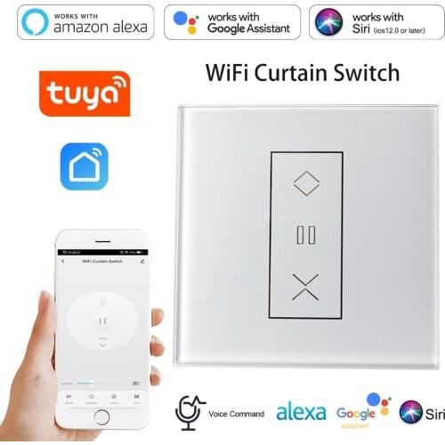 Tuya Smart Life, Wifi Smart Curtain Switch,Blinds Roller Shutter Switch, App Voice Control,Work With Google Home Alexa