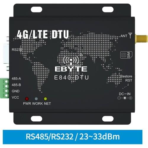 Cojxu E840-DTU(4G-02E) M2M industrial 4G wireless modem serial port network servers wireless data transceiver GSM WCDMA LTE DTU