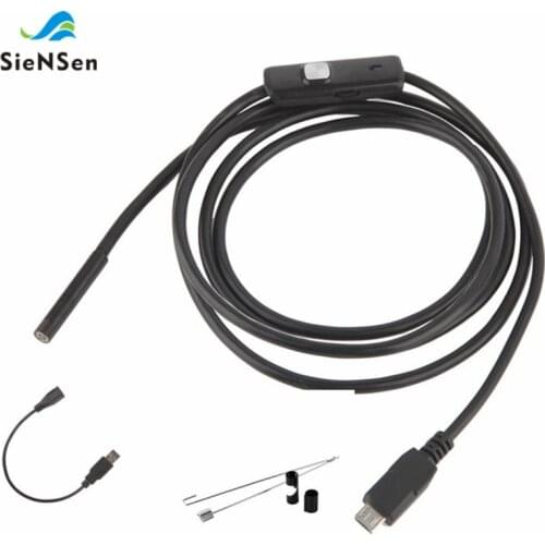 SienSen 5.5mm/7mm/8mm Line Optional Can Take Photos HD Android Industrial Endoscope IP67 Waterproof Endoscope Camera