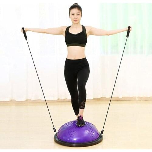 Rooxin 58cm Home Exercise Fitness Yoga Balance Ball Pilates Equipment Strengthen The Large Ball Pilates Ball Yoga Equipment