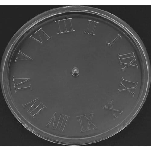 Creative DIY Clock Silicone Mold Casting Tools Handmade Arabic Roman Numerals Clock Model Crafts Making Decoration Tool