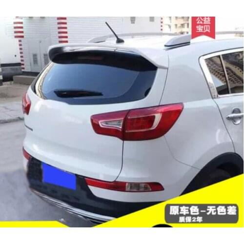 Spoiler Light High Quality ABS Material Car Rear Wing Primer Color Rear Spoiler For Kia Sportage R Spoiler 2011-2017 YJD