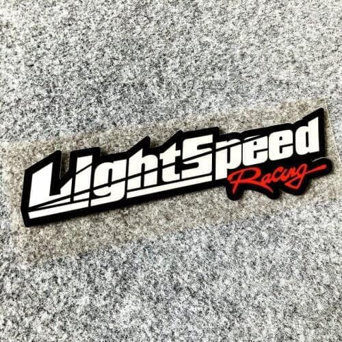 Lightspeed Racing Auto Body Window Stickers Car Styling Vinyl Decals