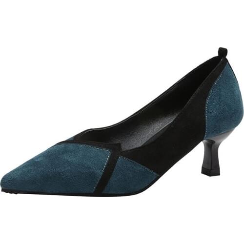 2020 Women Pumps High Heels Shoes Pointed Toe Brand Woman Party Shoes Spring Summer Thin Heels Office Lady Dress Shoes Plus Size