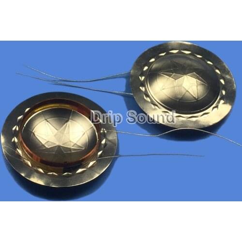 2pcs 25.5mm Tweeter Voice Coil Horn Speaker Treble Titanium Film Diaphragm Drive Head Repair Parts #2