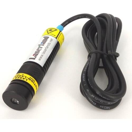 1668 405nm 20mW Foucsable Blue Violet Laser Diode Line Module w AC adapter Glass Lens