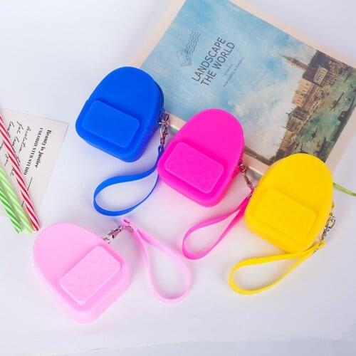 2020 Portable Cute Coin Purse Silicone Wallet Purse Childrens Purses for Kids Keys Zipper Girls Wallet Pouch Monedas Mujer