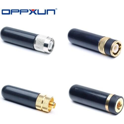 2021 New Oppxun mini antenna SMA-M/BNC/TNC/SMA-F Dual Band Antenna UHF+VHF SRH805S Walkie Talkie For Baofeng/YAESU