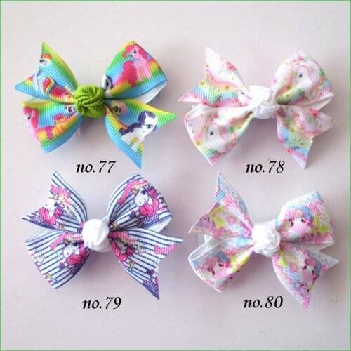 300 BLESSING Good Girl 2.5" Wing Hair Bow Clip Unicorn Accessories Wholesale
