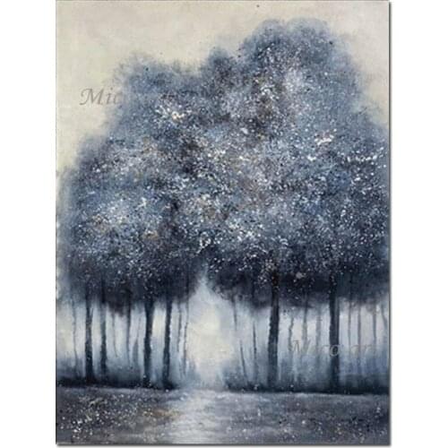 No Framed A Lot Of Tree New Arrival Art Hand-painted Canvas Wall Art Oil Painting Wall Pictures Artwork For Room Decor