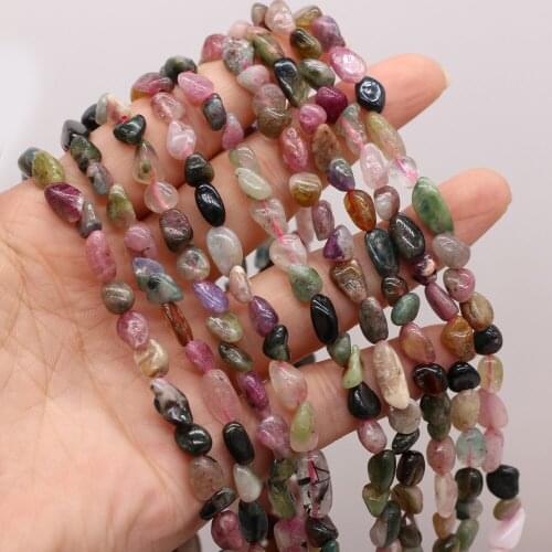 Hot Selling Natural Stone Irregular Tourmaline Loose Beads For DIY Jewelry Making Necklace Bracelet Earrings Accessory