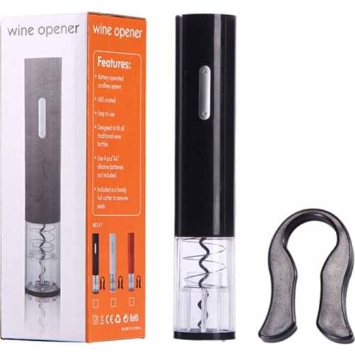 Household Multi-functional Electric Wine Bottle Opener Battery Powered Port Wine Corkscrew Automatic Bottle Opener Bar Tools