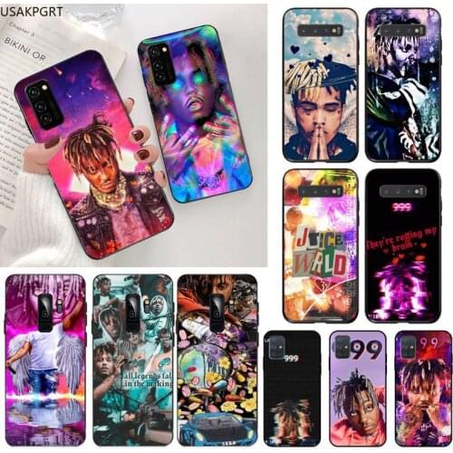 Rap Juice Wrld And Hip Hop Band Singer Phone Case for Samsung S20 plus Ultra S6 S7 edge S8 S9 plus S10 5G lite 2020