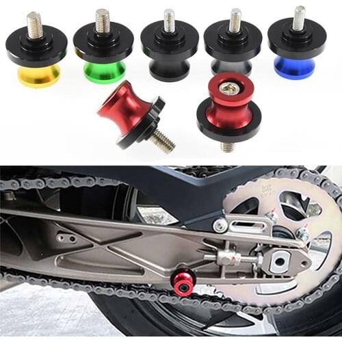 For Benelli TRK 502 502X 251 TRK502 TRK502X TRK251 Motorcycle M6 CNC Swingarm Spools Slider 6MM Swing Screw Sliders Spools Stand