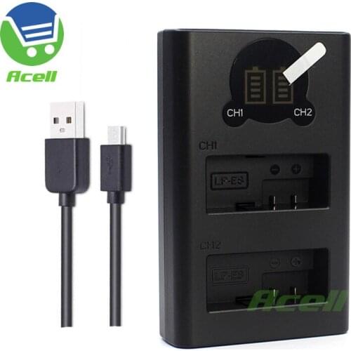 LP-E8 LCD Dual Battery Charger For Canon EOS 700D 650D 600D 550D EOS Rebel T5i T4i T3i T2i Camera Replace LC-E8C LC-E8E