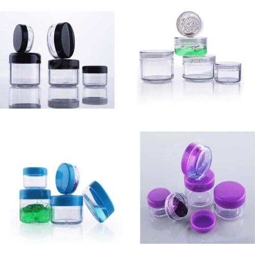 Capacity 15g 300pcs/lot PS box at right angles, Jars boxing round box Trial Pack