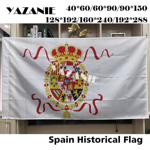 YAZANIE Spain Etiquettes Naval Ensign Flags Spanish first part of the Reign of Carlos III Navy Ensign Flags and Banners