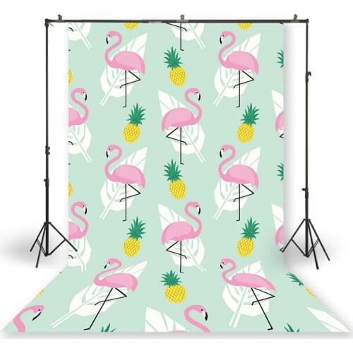 HUAYI Photography Backdrop Newborns Baby Birthday Studio Photo Background Vintage Flamingo Patterns Photo Backdrops XT-6843