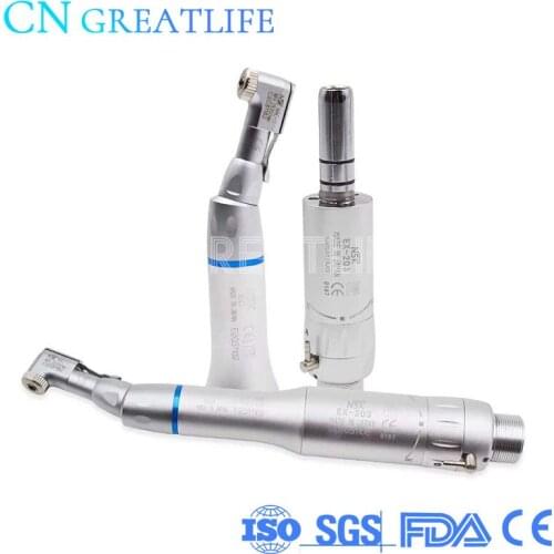Dental Equipment Polishing Kit NSK Style EX-203C Set Air Motor 4 Hole Dental Handpiece Low Speed Set Contra Angle Handpiece