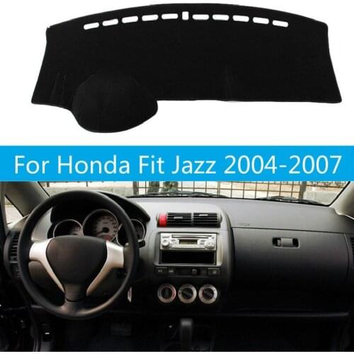 For Honda Fit Jazz 2004-2007 Dashboard Cover Mat Dash Pad Anti-UV Sun Shade Auto Instrument Cover Carpet Car Styling Accessories